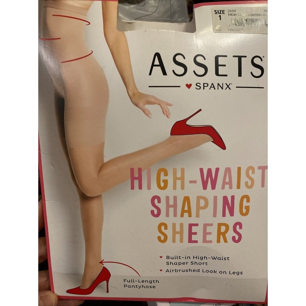 Spanx Asset High-Waisted Nude Shaping Sheers Sz 1